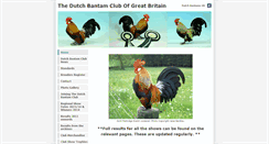 Desktop Screenshot of dutchbantamclub.co.uk